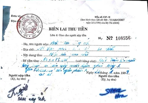Tài sản đảm bảo thi hành án của bà Lâm ghi rõ bán nhà số 10 Kim Mã 19m2.